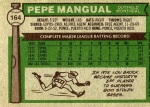 164 Pepe Mangual (Back)