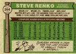 264 Steve Renko (Back)
