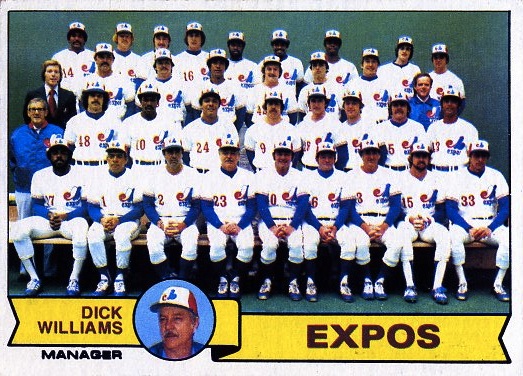 1979 Topps 606 Expos Team Card