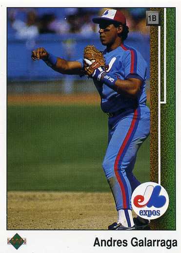 1989 Upper Deck Baseball 115 Andres Galarraga