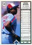 1989 Upper Deck Baseball 122 Hubie Brooks (Back)