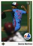 1989 Upper Deck Baseball 377 Dennis Martinez