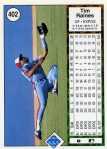 1989 Upper Deck Baseball 402 Tim Raines (Back)