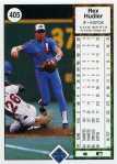 1989 Upper Deck Baseball 405 Rex Hudler (Back)