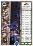 1989 Upper Deck Baseball 441 Tom Foley (Back)