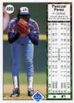 1989 Upper Deck Baseball 498 Pascual Perez (Back)