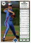 1989 Upper Deck Baseball 60 Joe Hesketh (Back)
