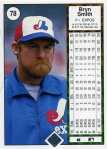 1989 Upper Deck Baseball 78 Bryn Smith (Back)